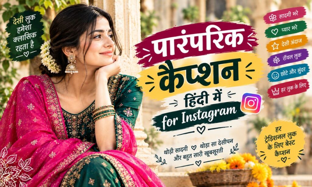 Traditional Captions for Instagram in Hindi