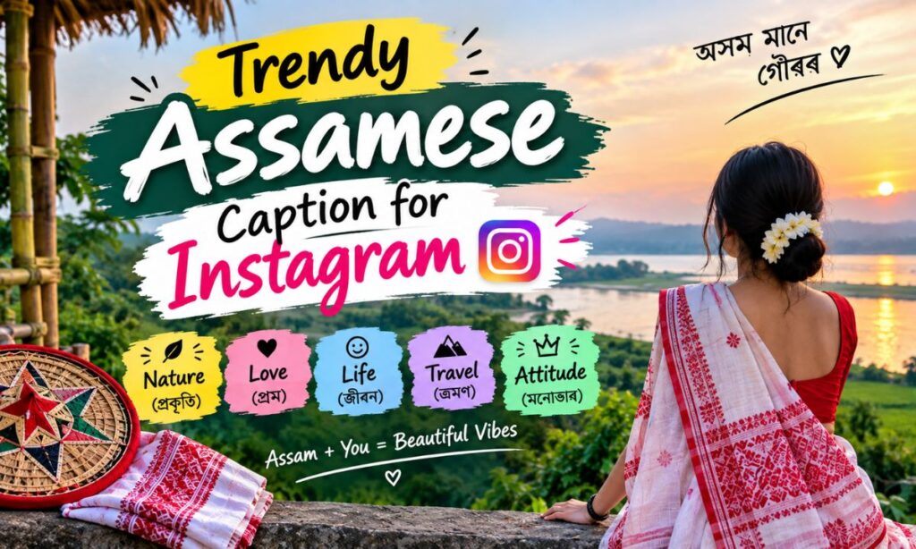 Trendy Assamese Caption for Instagram